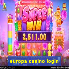 europa casino login