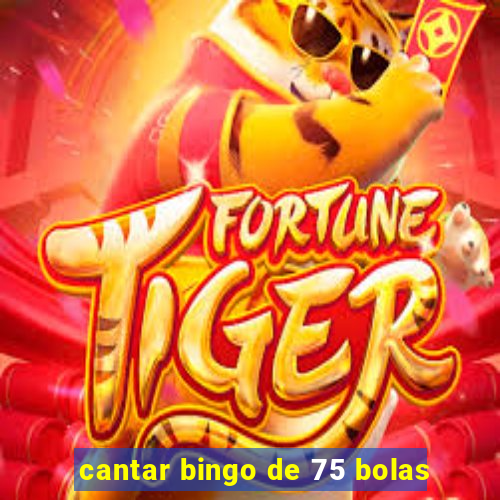 cantar bingo de 75 bolas