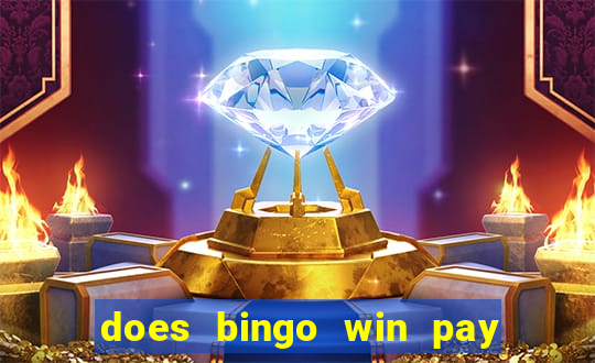 does bingo win pay real money