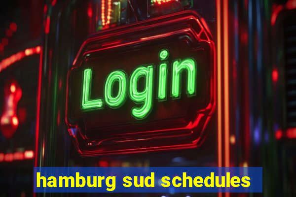 hamburg sud schedules