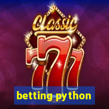 betting python