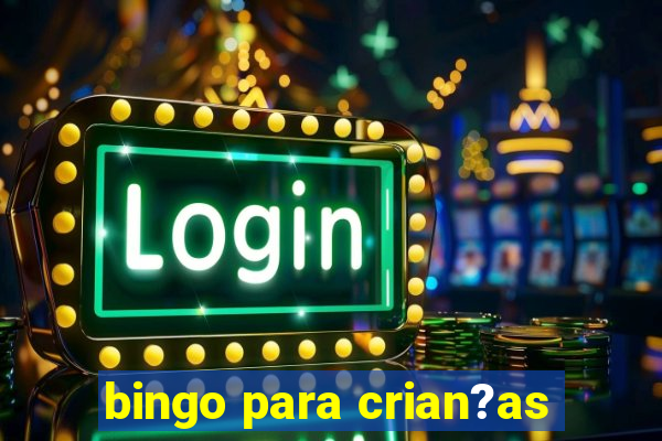 bingo para crian?as