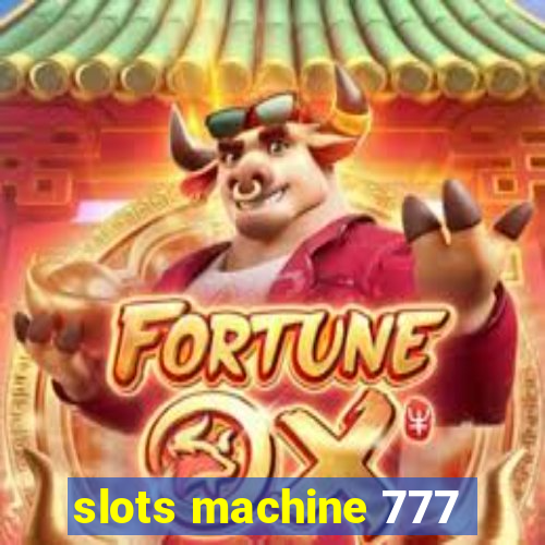 slots machine 777