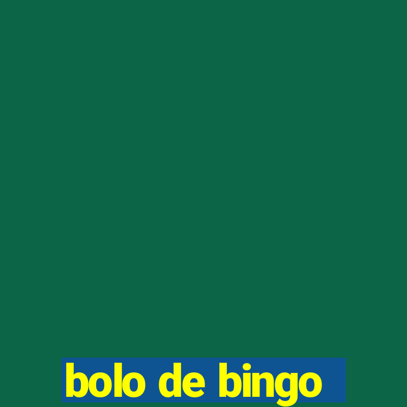 bolo de bingo