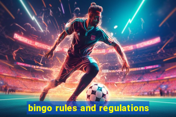 bingo rules and regulations