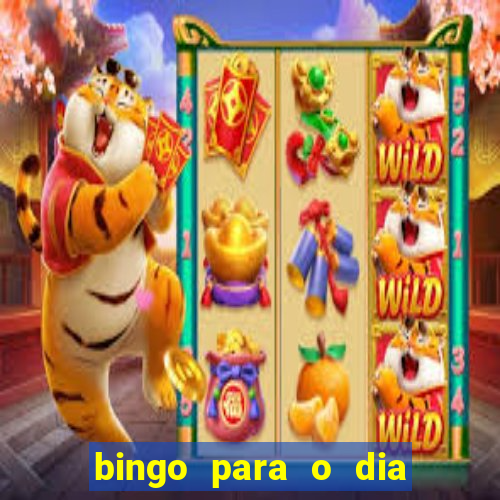 bingo para o dia do estudante