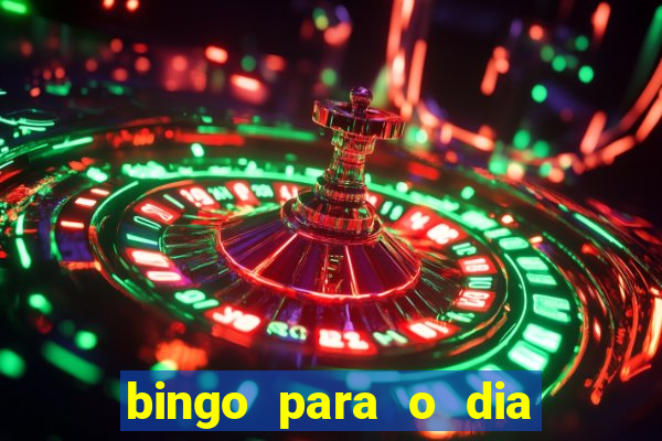 bingo para o dia do estudante