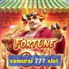 samurai 777 slot