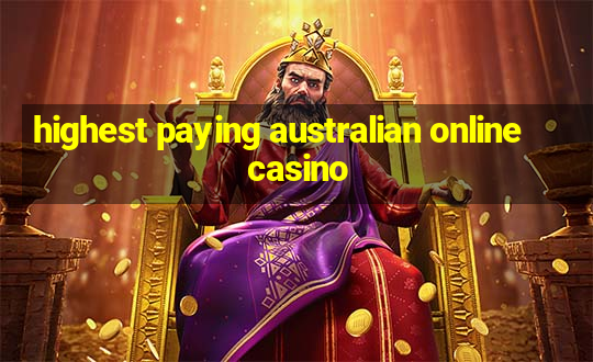 highest paying australian online casino