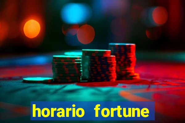 horario fortune tiger hoje