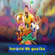 horário do guaíba