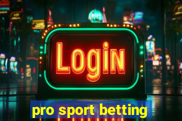 pro sport betting