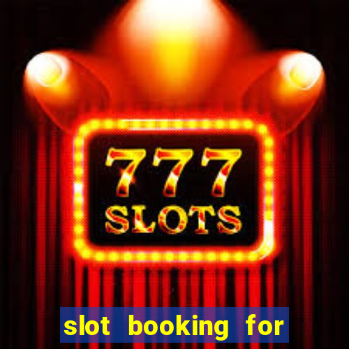 slot booking for driving licence