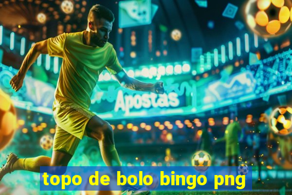 topo de bolo bingo png