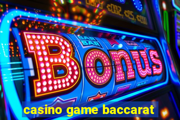 casino game baccarat