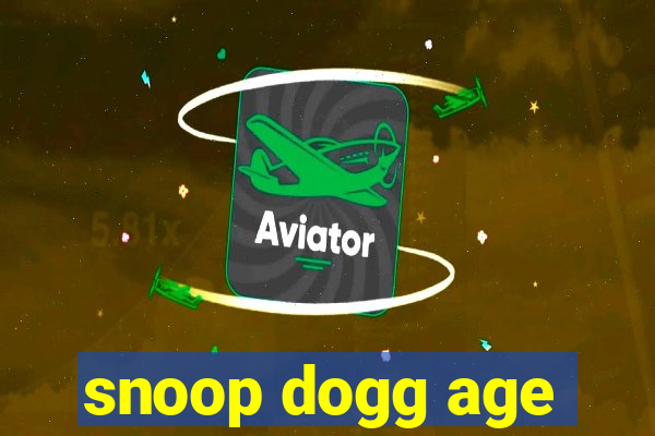 snoop dogg age