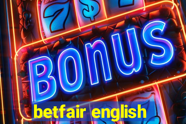 betfair english