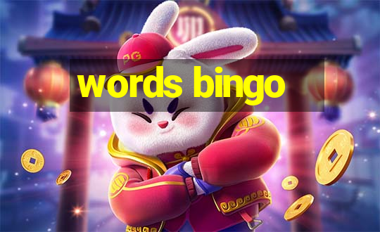 words bingo