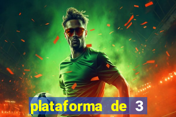 plataforma de 3 reais jogo