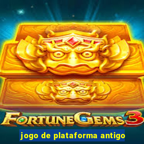 jogo de plataforma antigo