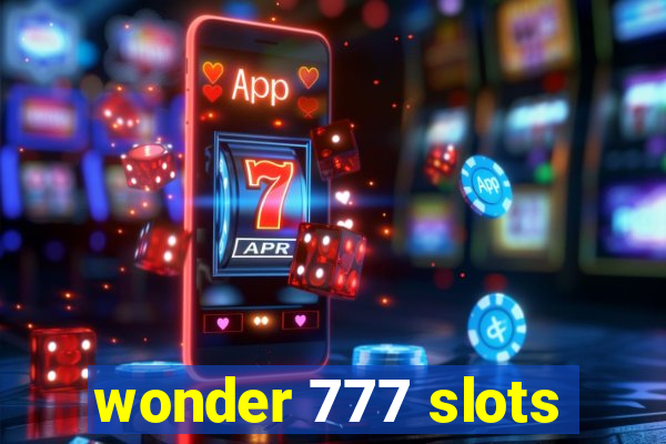 wonder 777 slots