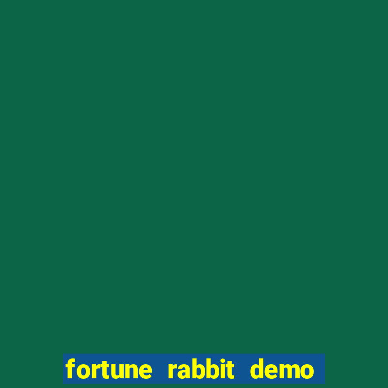 fortune rabbit demo pg soft