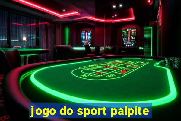 jogo do sport palpite