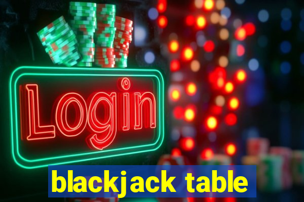 blackjack table