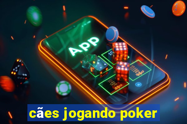 cães jogando poker