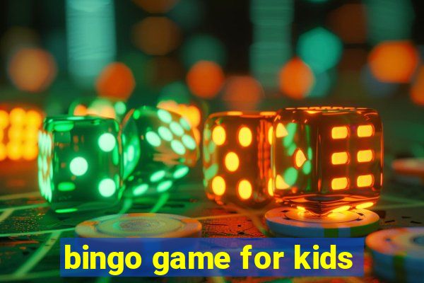 bingo game for kids