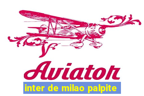 inter de milao palpite