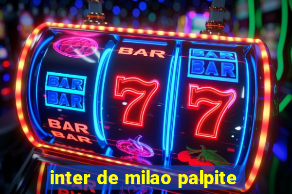 inter de milao palpite