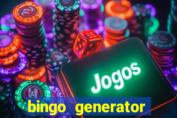 bingo generator with images