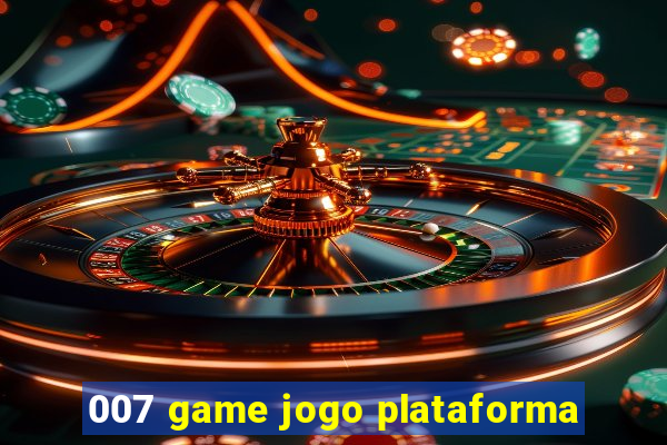 007 game jogo plataforma