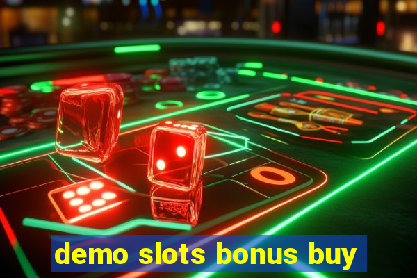 demo slots bonus buy