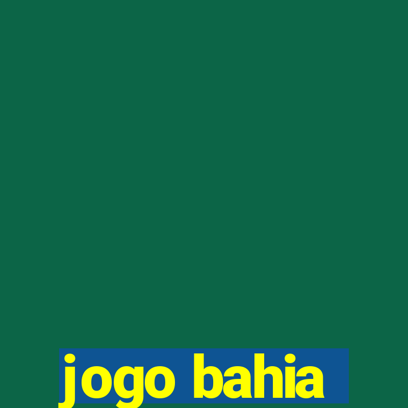 jogo bahia