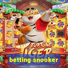 betting snooker