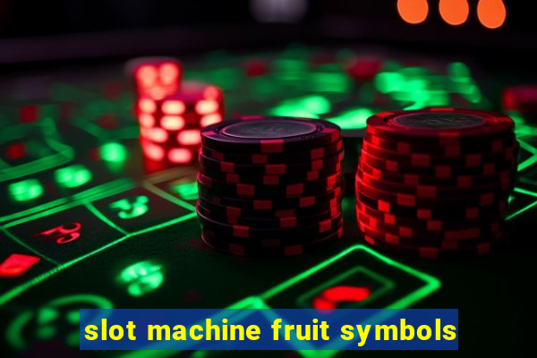 slot machine fruit symbols