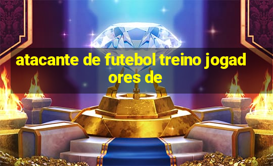 atacante de futebol treino jogadores de