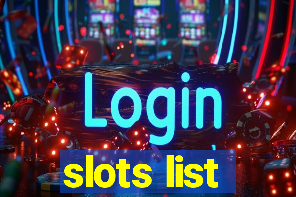 slots list