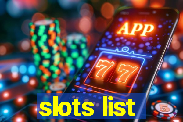 slots list