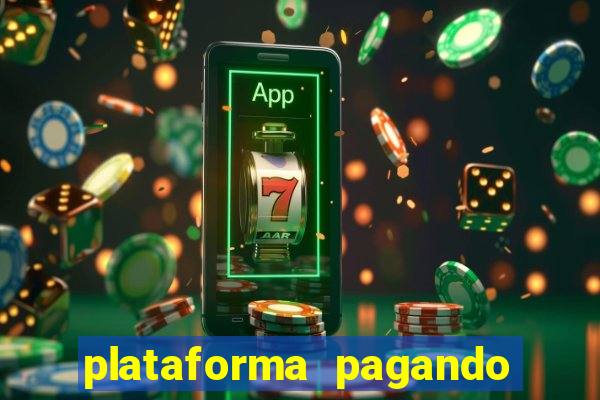 plataforma pagando no cadastro slot