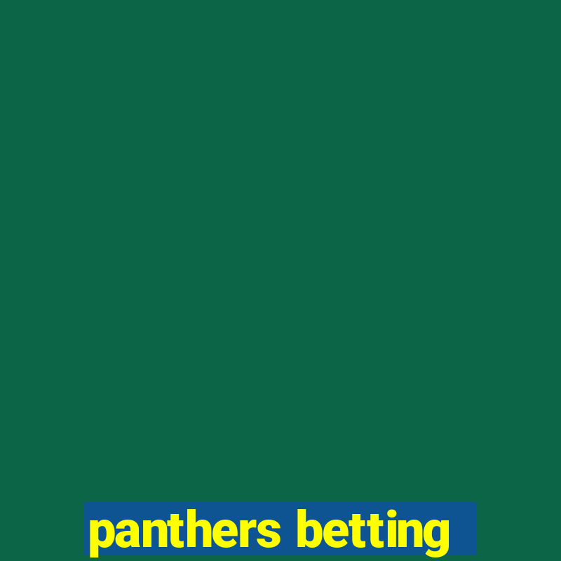 panthers betting