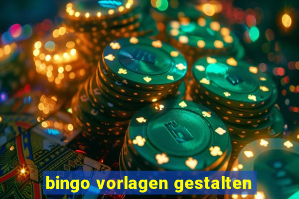 bingo vorlagen gestalten