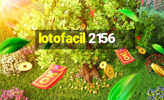 lotofacil 2156