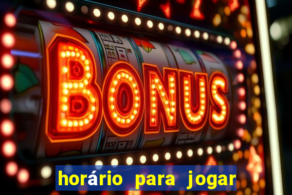 horário para jogar fortune rabbitCommercial