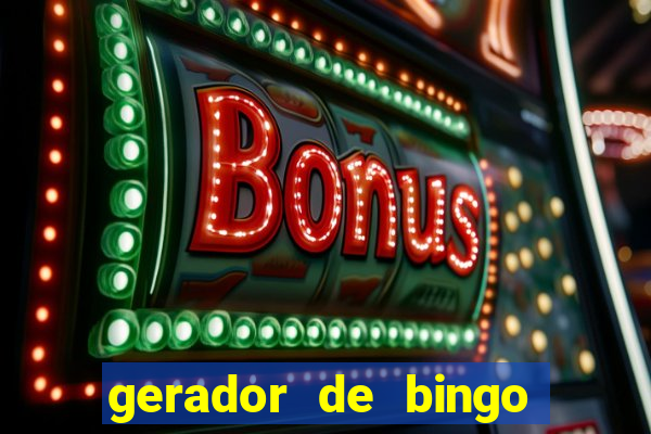 gerador de bingo cha de bebe