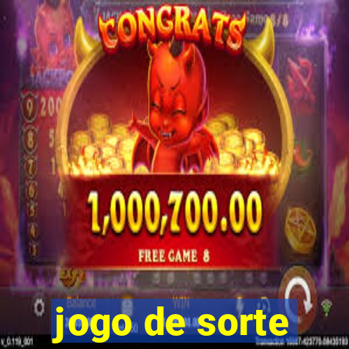 jogo de sorte