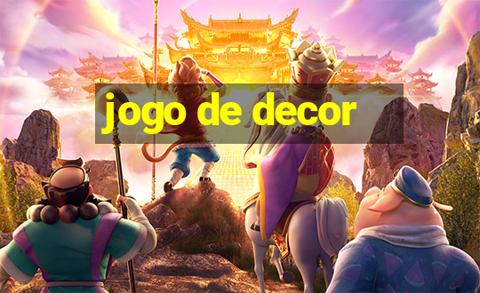 jogo de decor