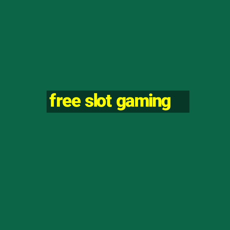 free slot gaming